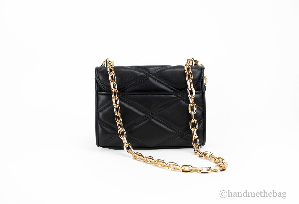 Michael Kors Serena Leather Studded Flap Crossbody Bag
