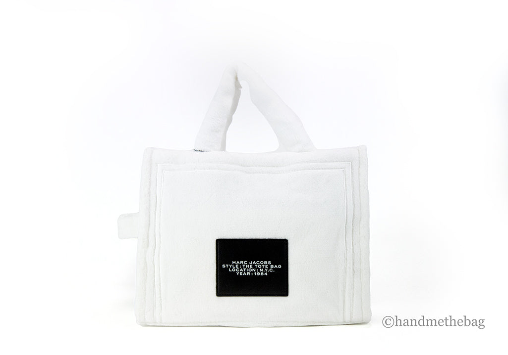 Marc Jacobs The Terry White Medium Fabric Tote