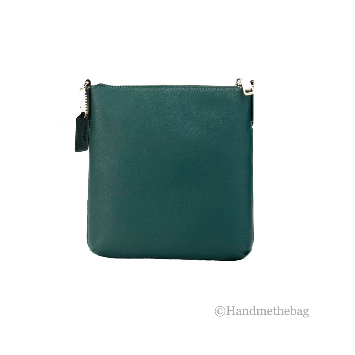 Coach Rowan Mini Dark Pine Leather File Crossbody