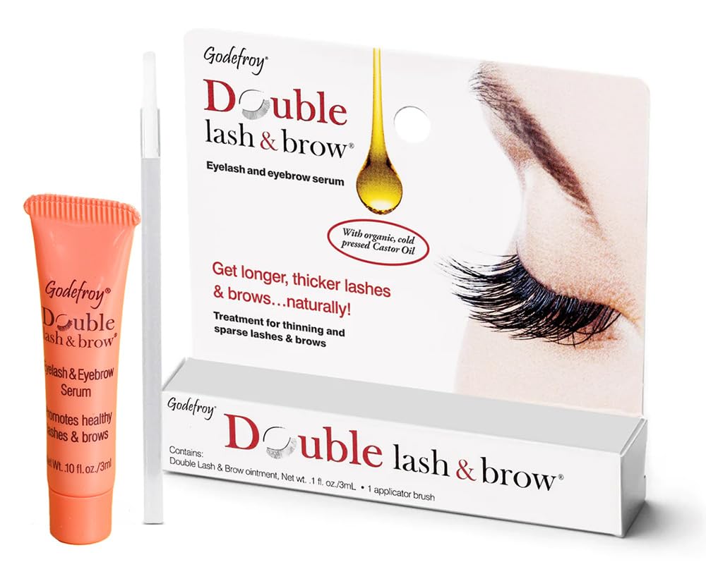 Godefroy Double Lash and Brow Treatment for longer & thicker eyelash and eyebrows (3ml + applicator)