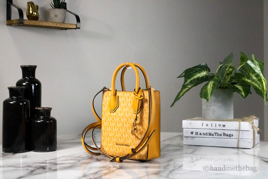Michael Kors Mercer XS Honeycomb North South Crossbody Bag