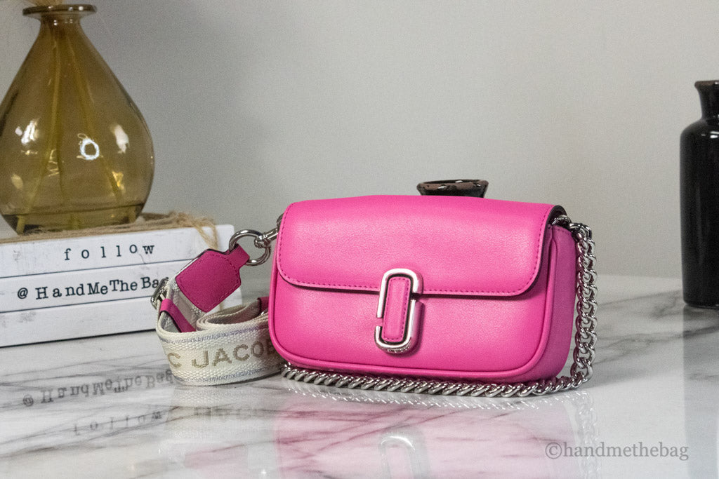 Marc Jacobs The J Marc Mini Magenta Shoulder Bag