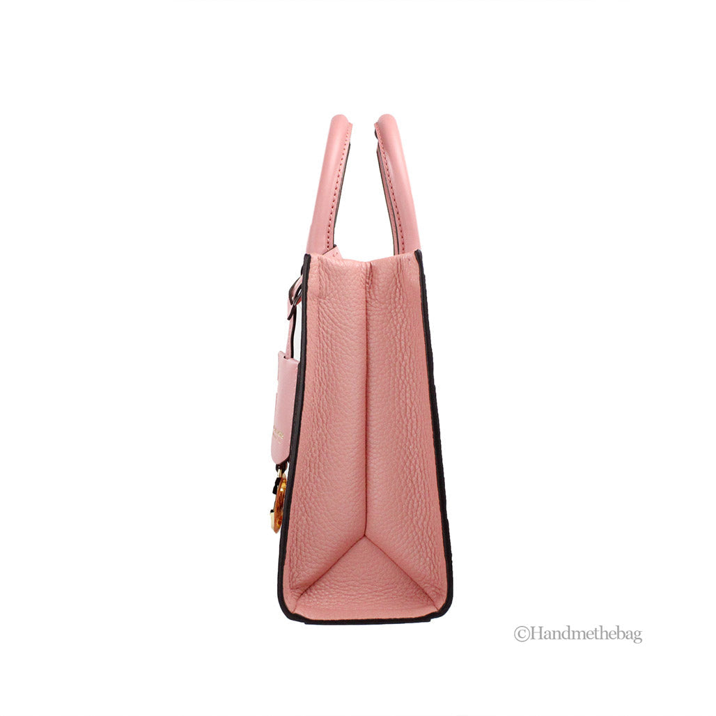 Michael Kors Mirella Small Primrose Embossed Shopper Crossbody Tote