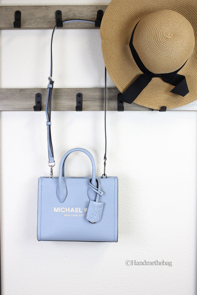 Michael Kors Mirella Small Pale Blue TZ Shopper Tote