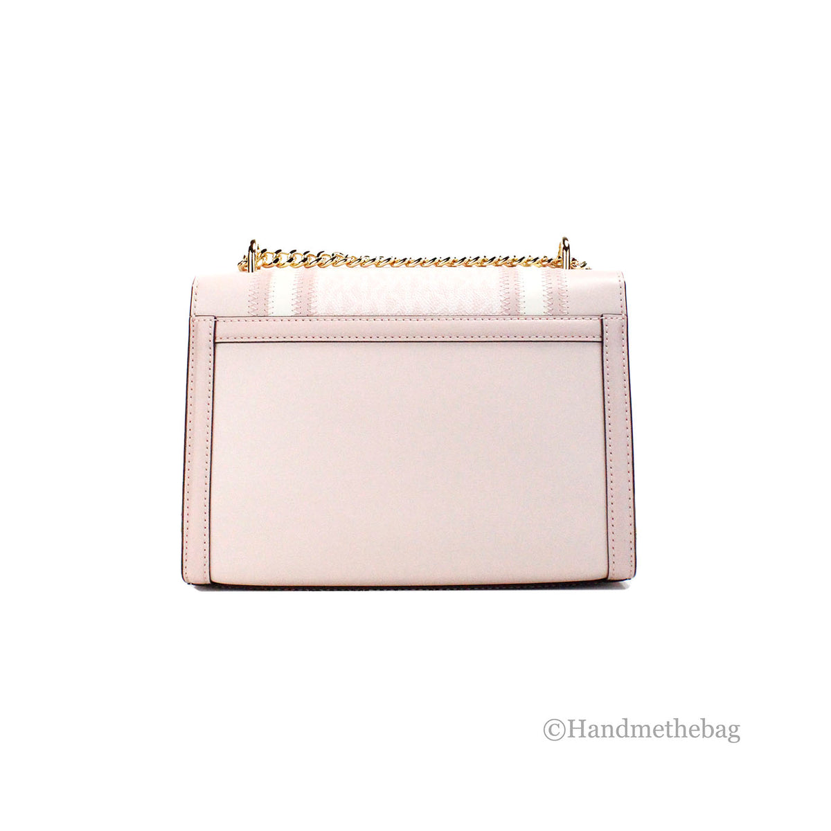 Michael Kors Whitney Medium Pink Color-Block Chain Shoulder Bag