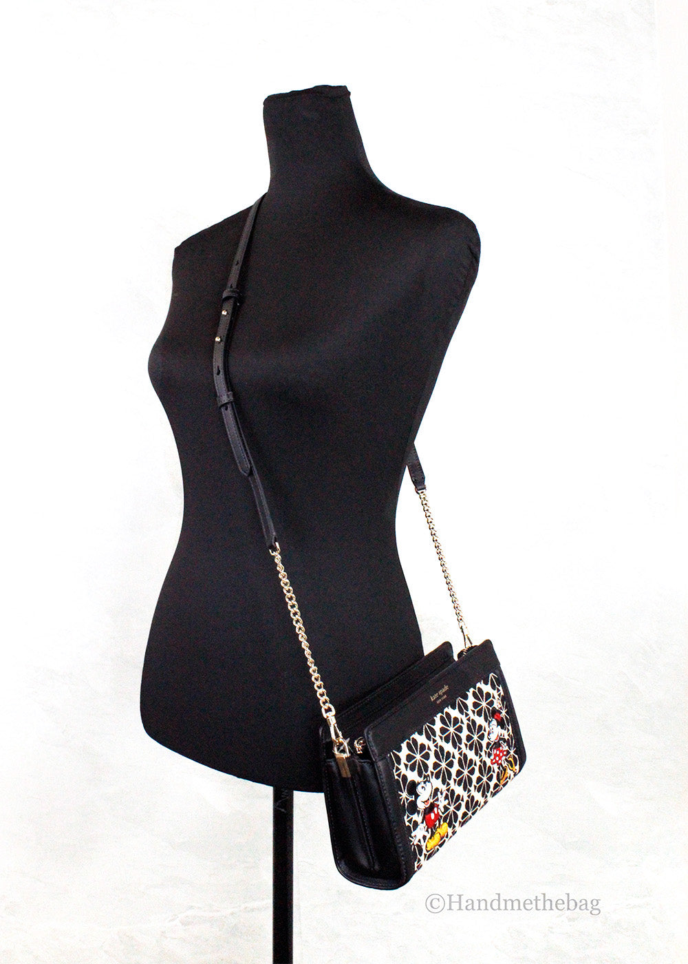 Kate Spade X Disney 100 Medium Spade Flower Crossbody Bag