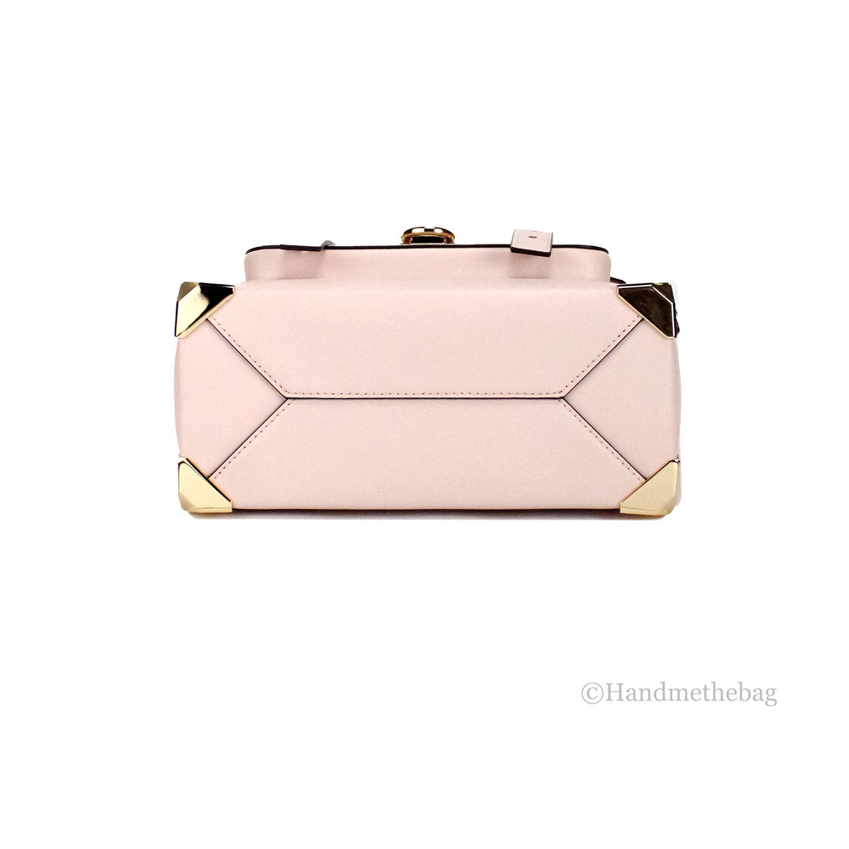 Michael Kors Manhattan Medium Powder Blush Top Handle Satchel