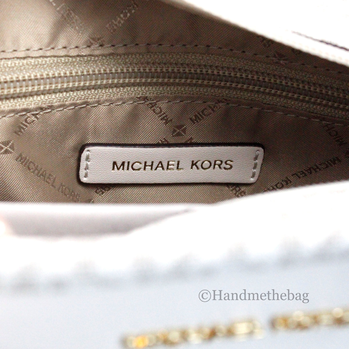 Michael Kors XS Light Cream Carryall Tote Convertible Bag