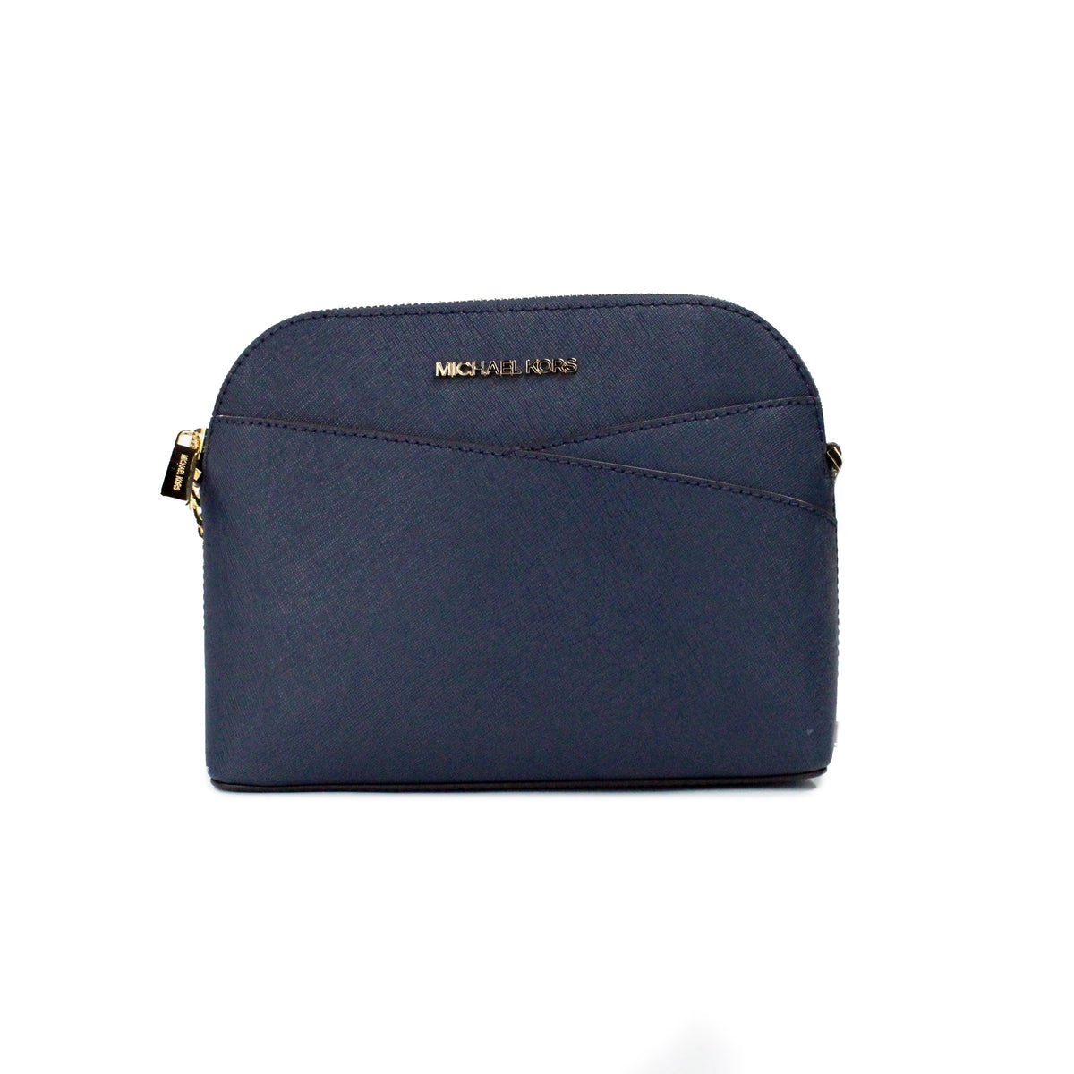 Michael Kors Jet Set Navy Leather X Dome Crossbody