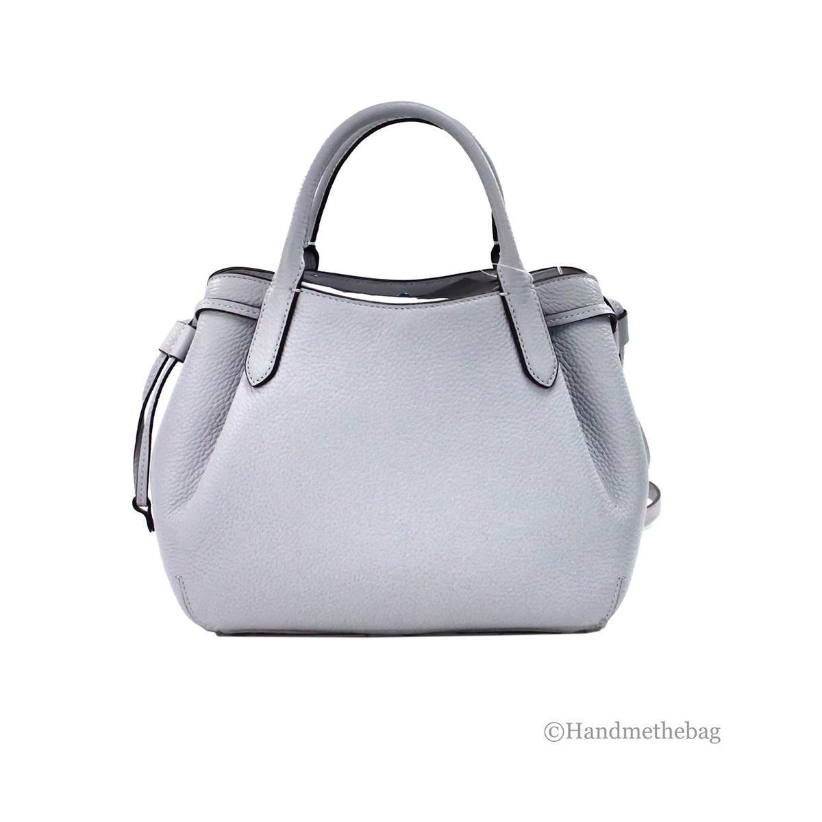 Kate Spade Dumpling Small Mountain Grey Leather Satchel Bag