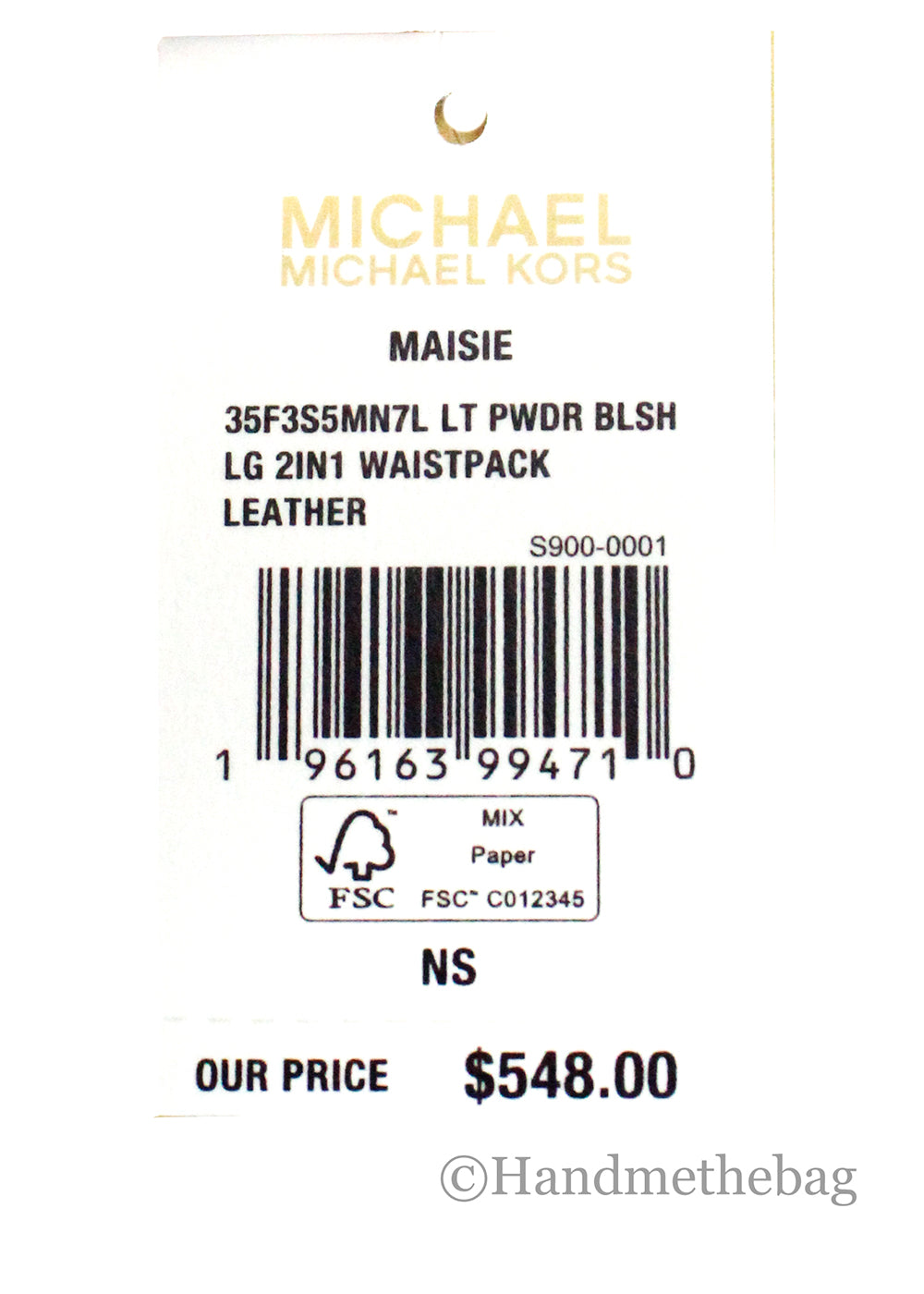Michael Kors Maisie Powder Blush 2-n-1 Waistpack Belt Bag