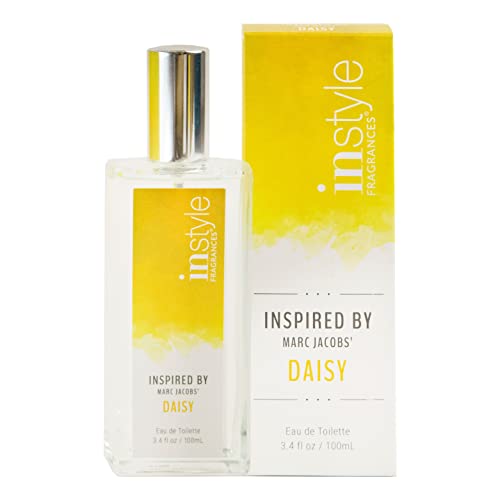 Instyle Fragrances | Inspired by Marc Jacobs Daisy | Women’s Eau de Toilette | Vegan Paraben & Phthalate Free | Never Tested on Animals | 3.4 Fl Oz