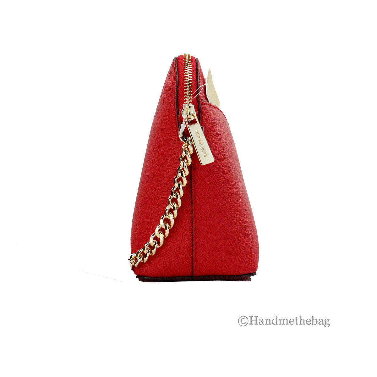 Michael Kors Jet Set Bright Red X Cross Dome Crossbody