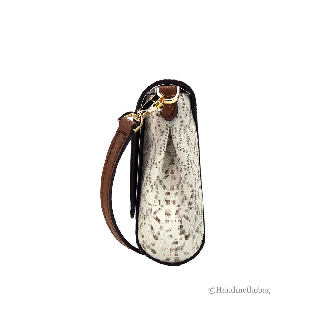 Michael Kors Jet Set Medium Vanilla Convertible Pouchette Bag