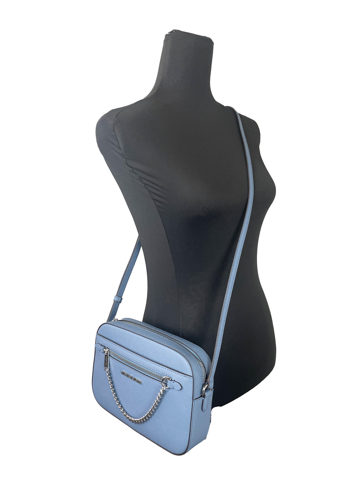 Michael Kors Jet Set East West Denim Crossbody Bag