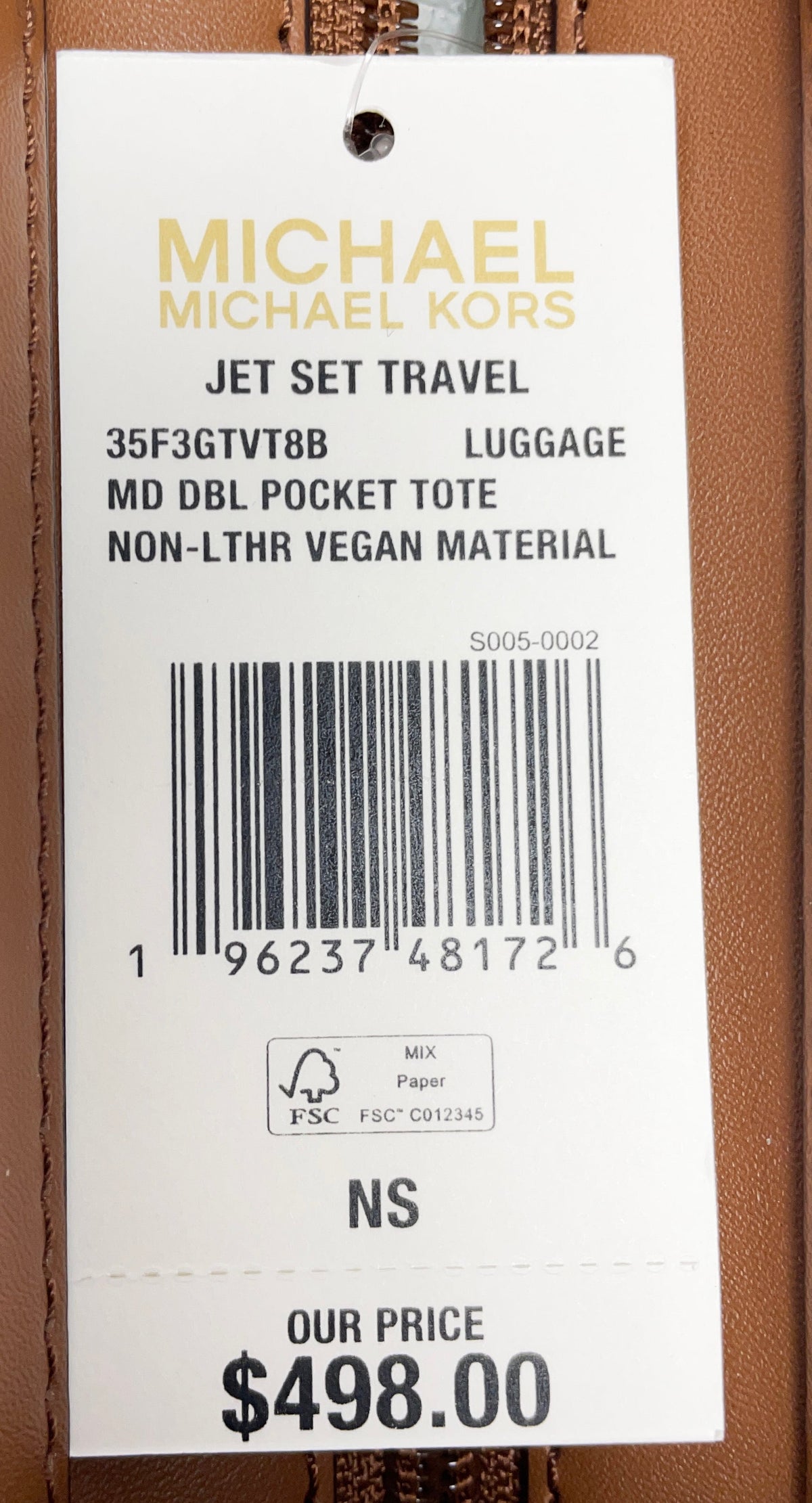 Michael Kors Jet Set Medium Double Pocket Tote