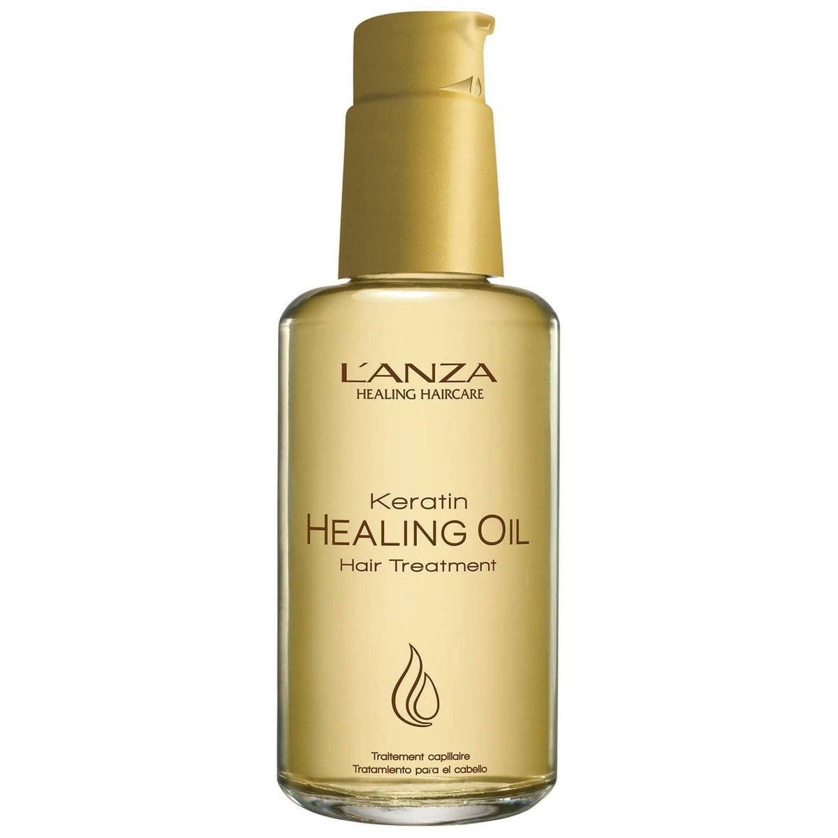 LANZA Keratin Healing Hair Oil Treatment Keratin Hair Treatment Hair Oil For Damaged Hair Revives & Nourishes Sulfate Free Healing Oil for Hair with Phyto IV Complex Cruelty Free Hair Care