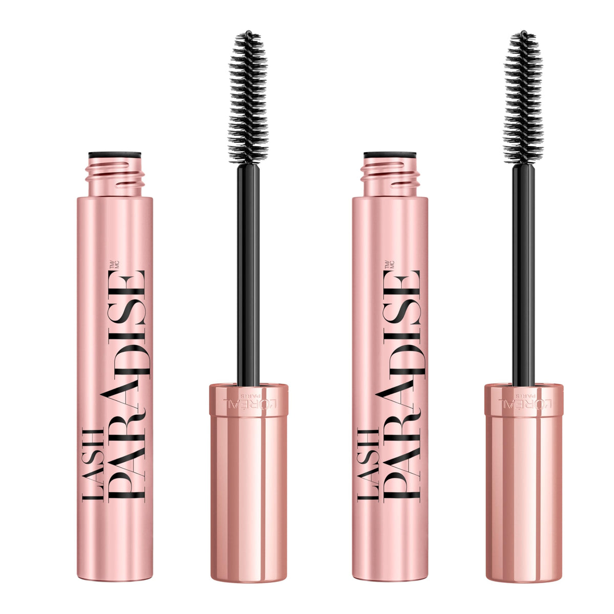 LOréal Paris Voluminous Mascara Voluptuous Volume Intense Length Feathery Soft Lashes No Flaking - Pack of 2