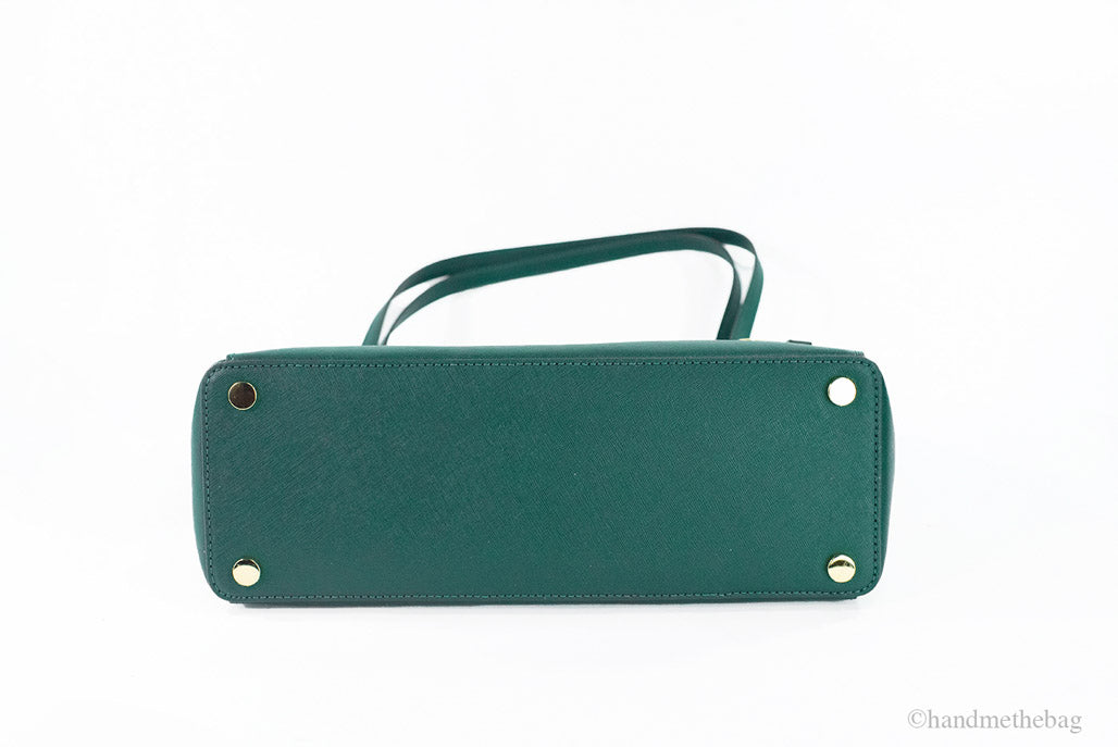 Michael Kors Voyager Large Racing Green Leather East West Tote