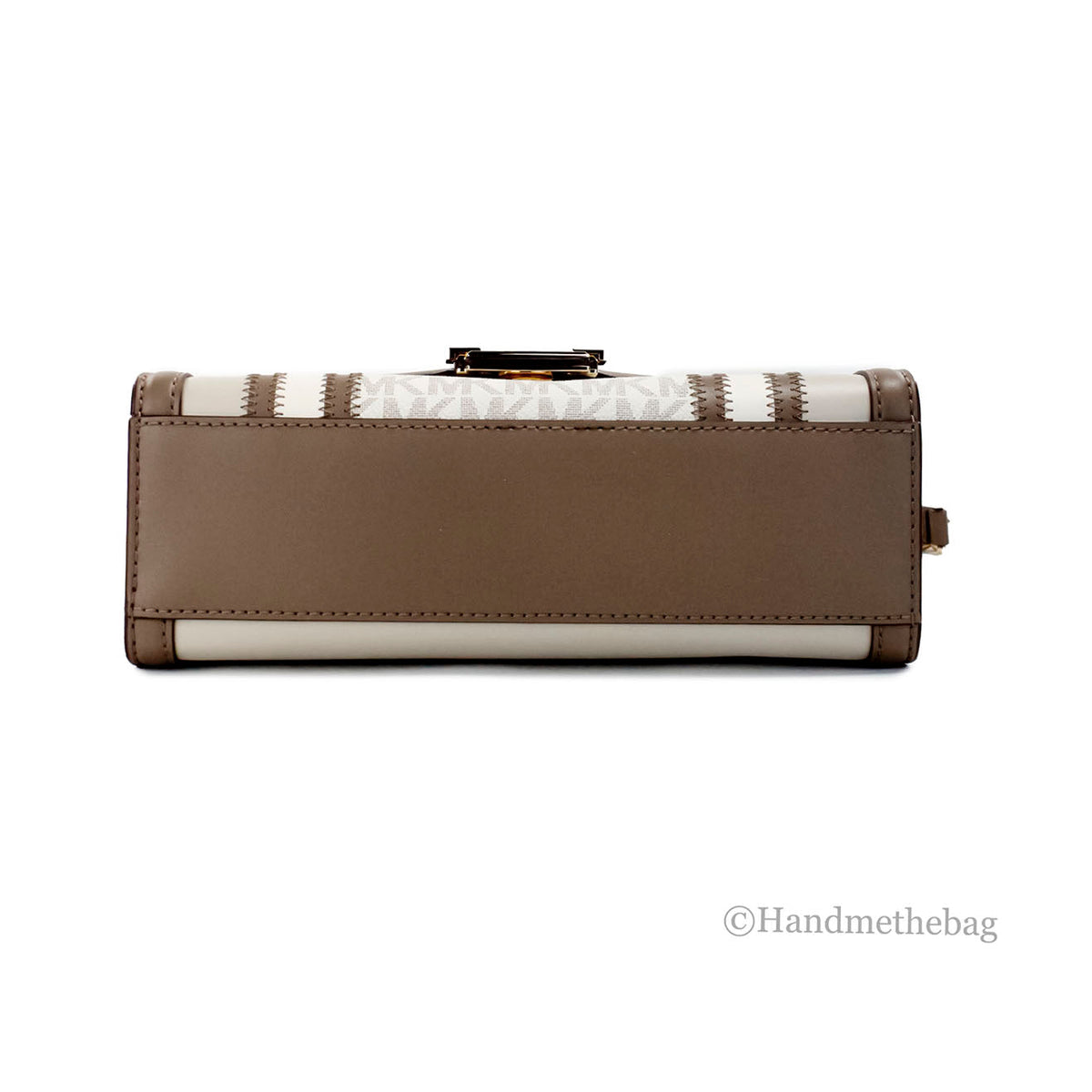 Michael Kors Whitney Medium Vanilla Color-Block Chain Shoulder Bag