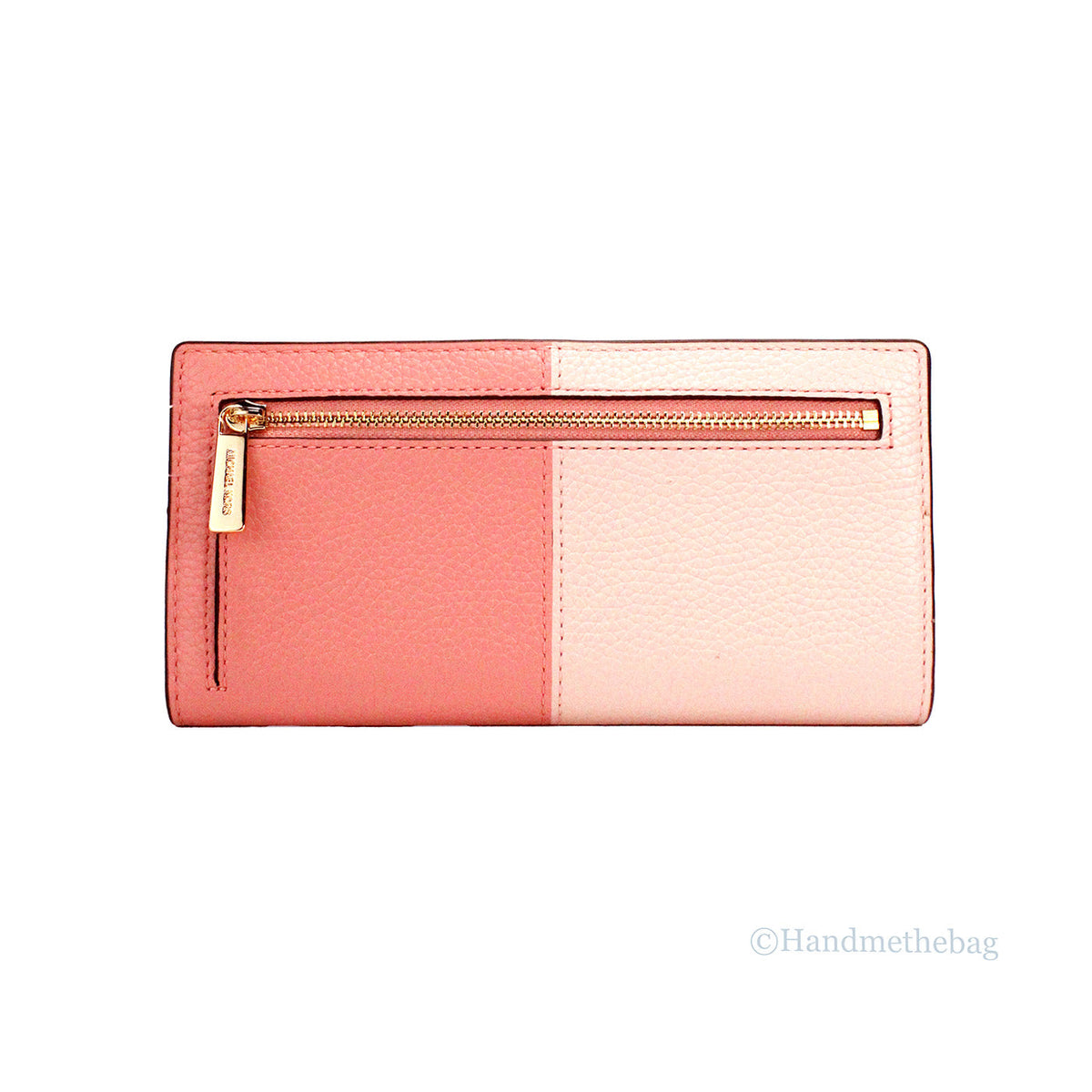 Michael Kors Reed Large Primrose Leather Snap Wallet