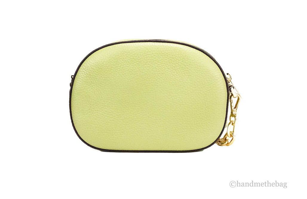 Michael Kors Jet Set Glam Sage Front Pocket Oval Crossbody