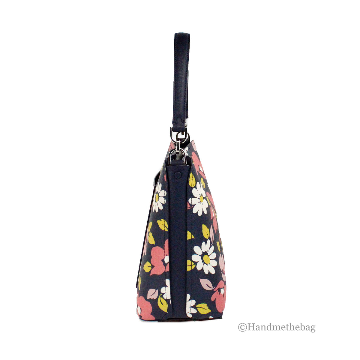 Kate Spade Darcy Road Trip Small Floral Leather Bucket