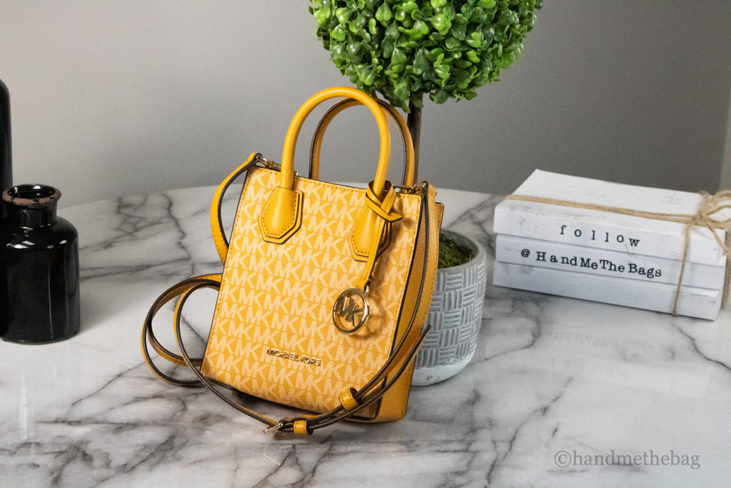 Michael Kors Mercer XS Honeycomb North South Crossbody Bag