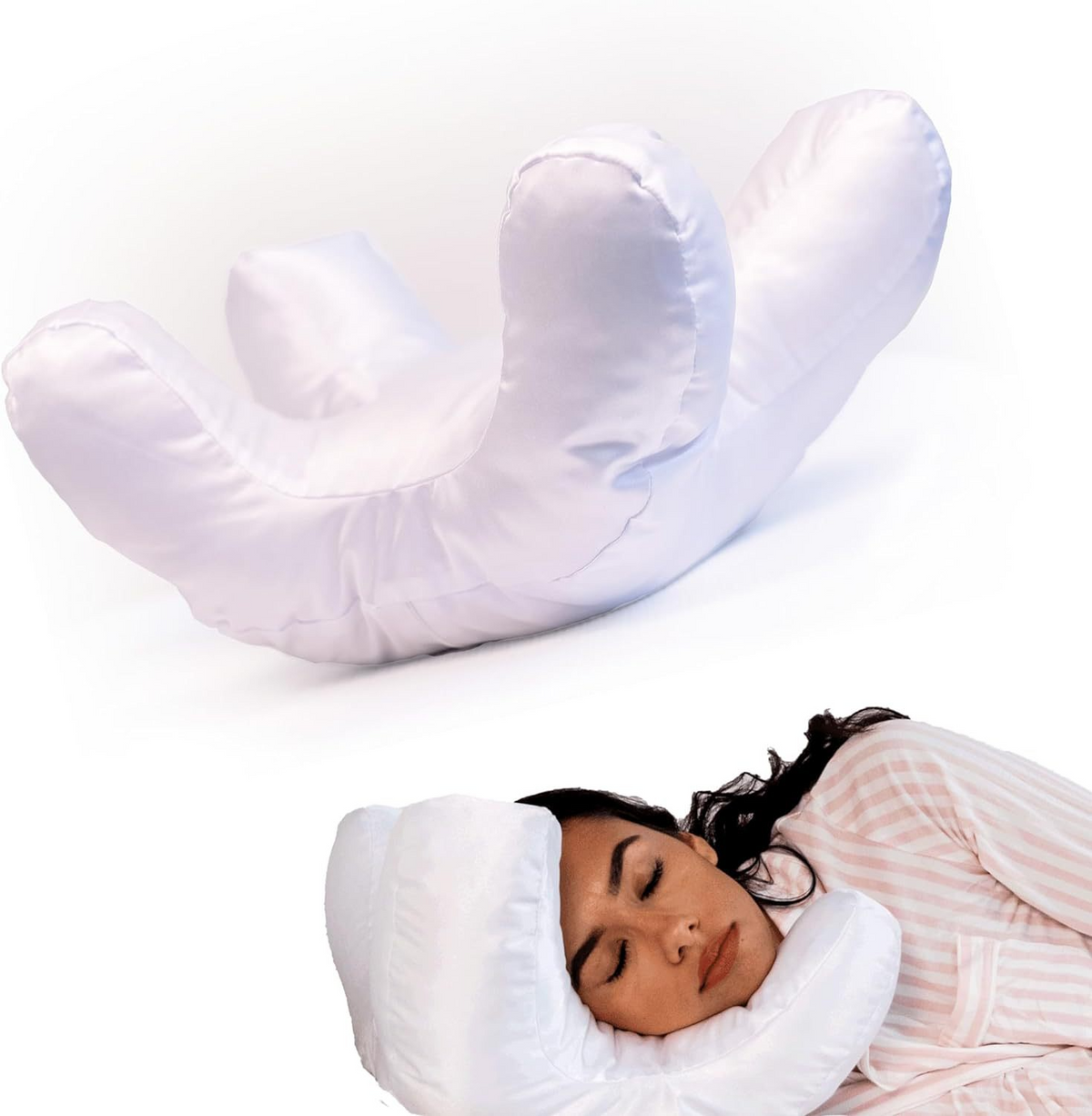 SilkGlow Beauty Sleep Pillow