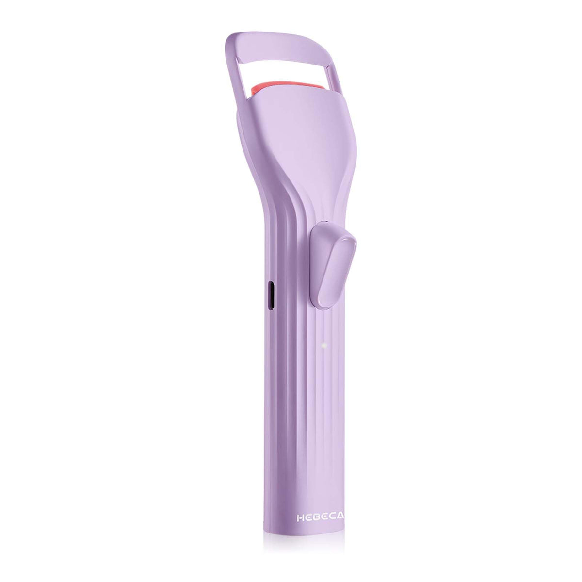 HEBECA Heated Eyelash Curlers Electric Lash Curler with Innovative Heating Silicone Pad for Lifted Lashes 24 HoursQuick Rechargeable 600mAh Battery EC2001 (Violet)