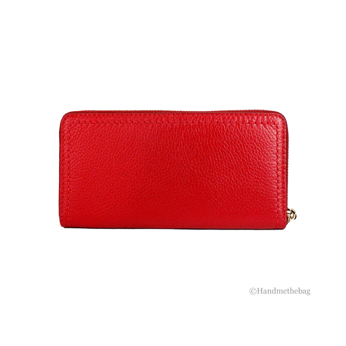 Marc Jacobs Large Savvy Red Leather Continental Clutch Wallet