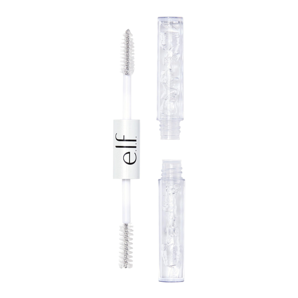 e.l.f. Clear Brow & Lash Mascara Dual-Sided Brushable Clear Gel For Groomed Brows & Eyelashes Long-Wear Conditioning Formula Vegan & Cruelty-Free