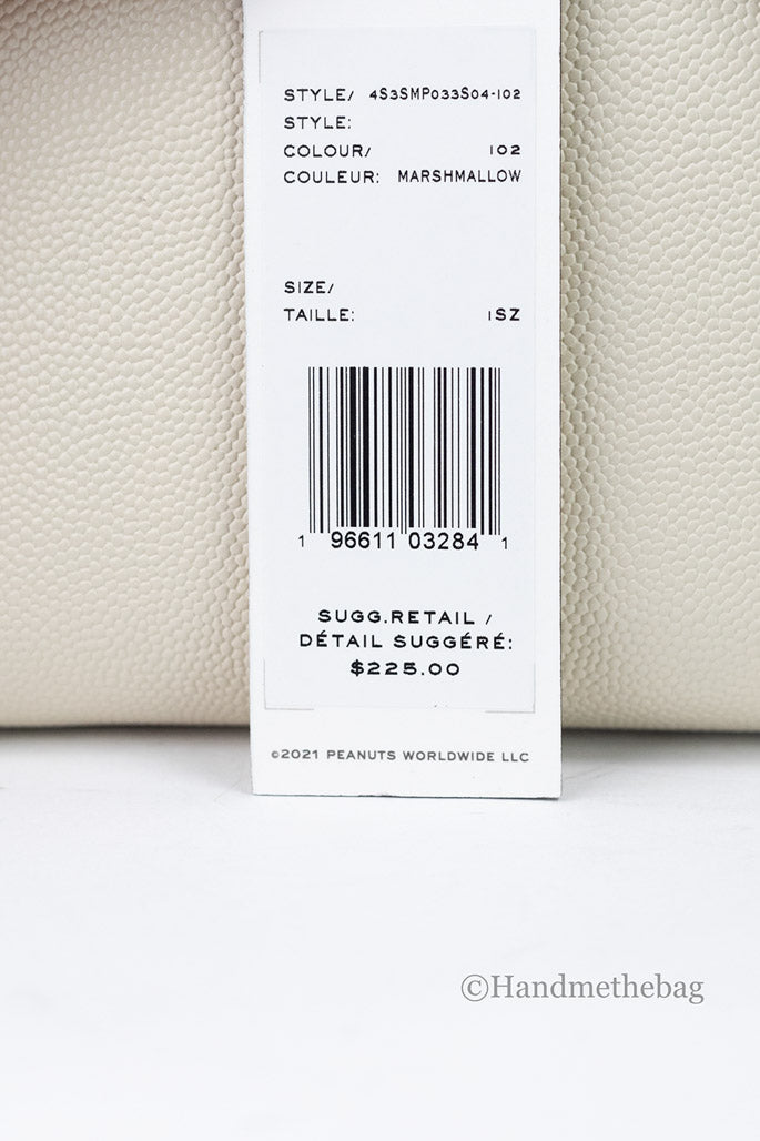 Marc Jacobs X Peanuts Marshmallow Leather Wristlet Wallet