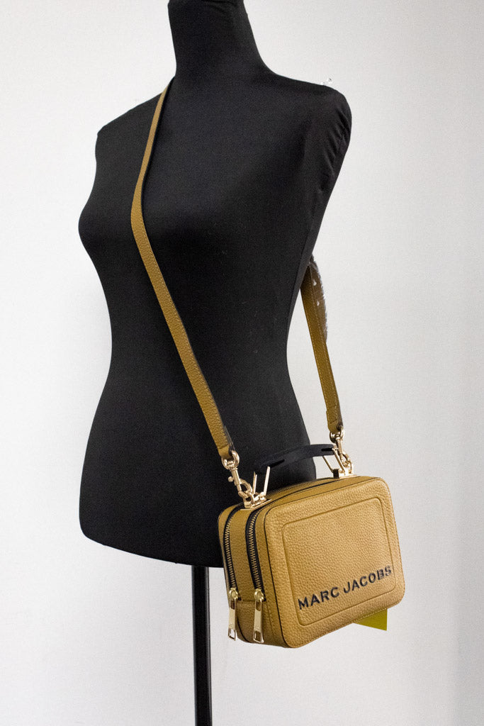 Marc Jacobs The Box Golden Brown Top Handle Bag