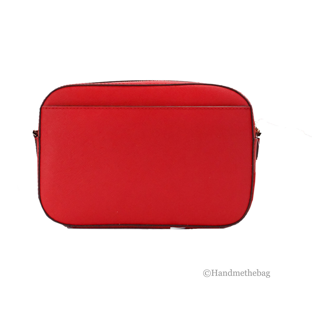 Michael Kors Jet Set EW Red Zip Chain Crossbody