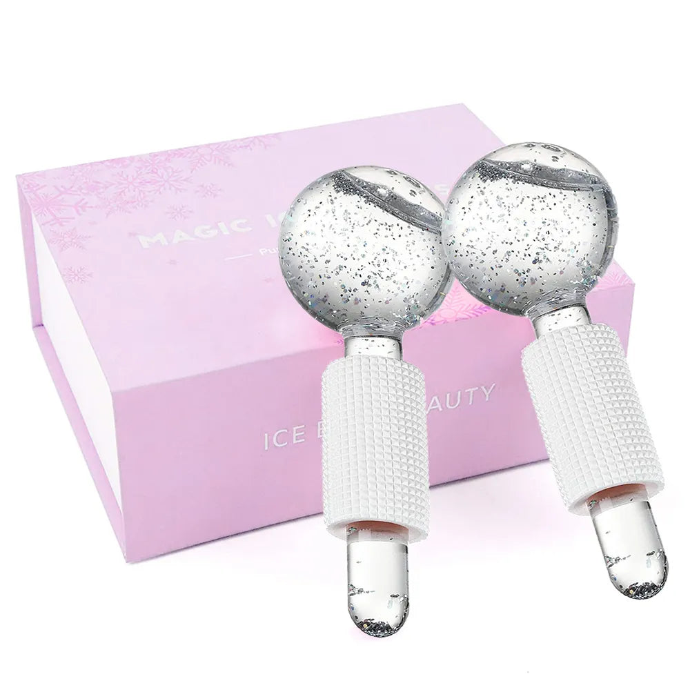 Crystal Energy Beauty Ice Wave Ball Facial Massager