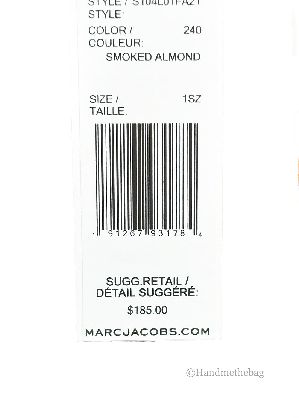 Marc Jacobs Large Smoked Almond Leather Continental Phone Wallet