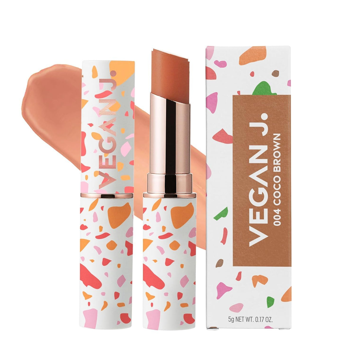 Vegan J. Lip Balm – Long-Lasting Hydration with Natural Color – Korean Beauty Oasis Plant Complex Silicone-Free Vegan & Cruelty-Free Lip Care (005 Ruby Red)