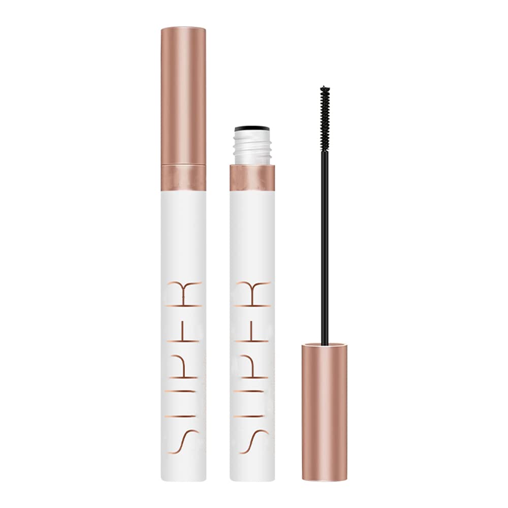 Honey Whisper 4D Mascara for Fine Short Eyelash Waterproof Extra Long Lash EyelashesVoluminous Eyelashes Long Lasting Smudge-proof，Black (0.1 fl. Oz)