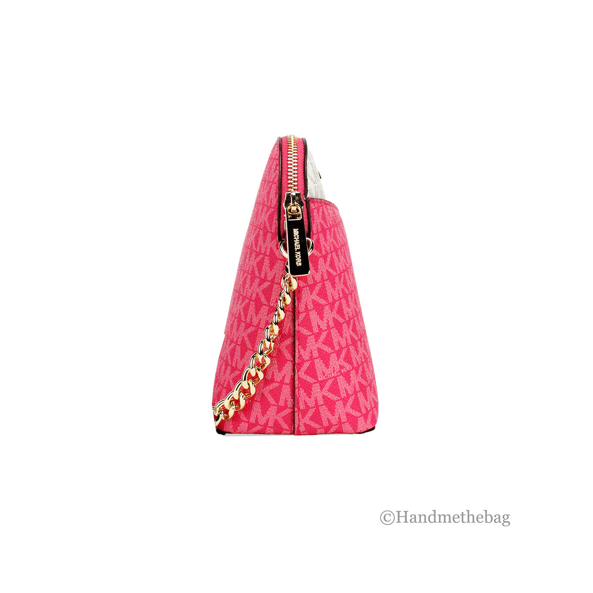 Michael Kors Electric Pink X Cross Dome Crossbody