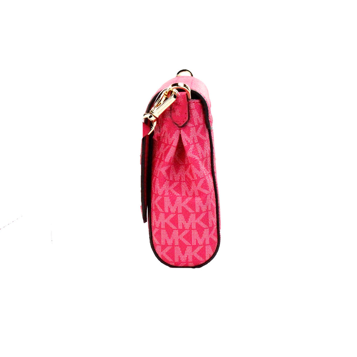 Michael Kors Jet Set Medium Electric Pink Convertible Pouchette
