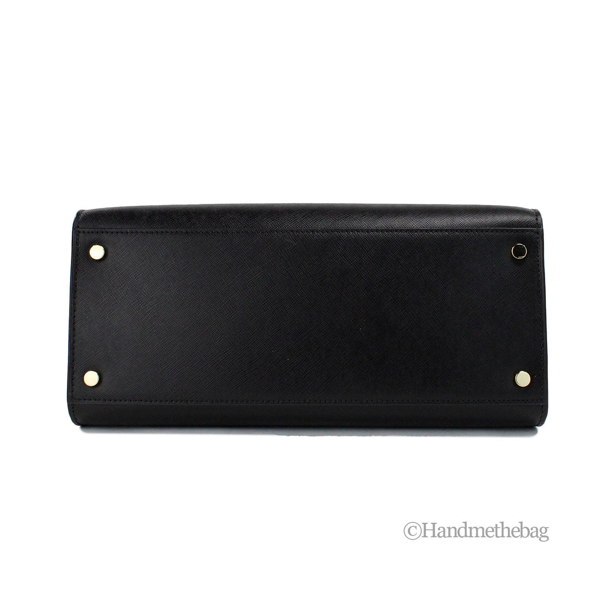 Kate Spade Madison Medium Black Saffiano Leather Satchel Bag