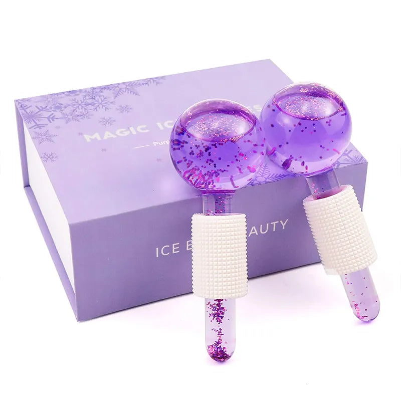 Crystal Energy Beauty Ice Wave Ball Facial Massager