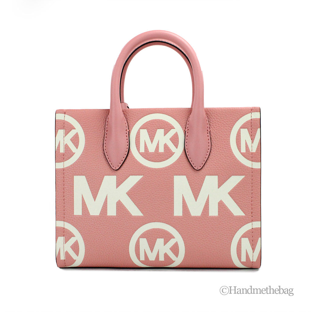 Michael Kors Mirella Small Primrose Embossed Shopper Crossbody Tote