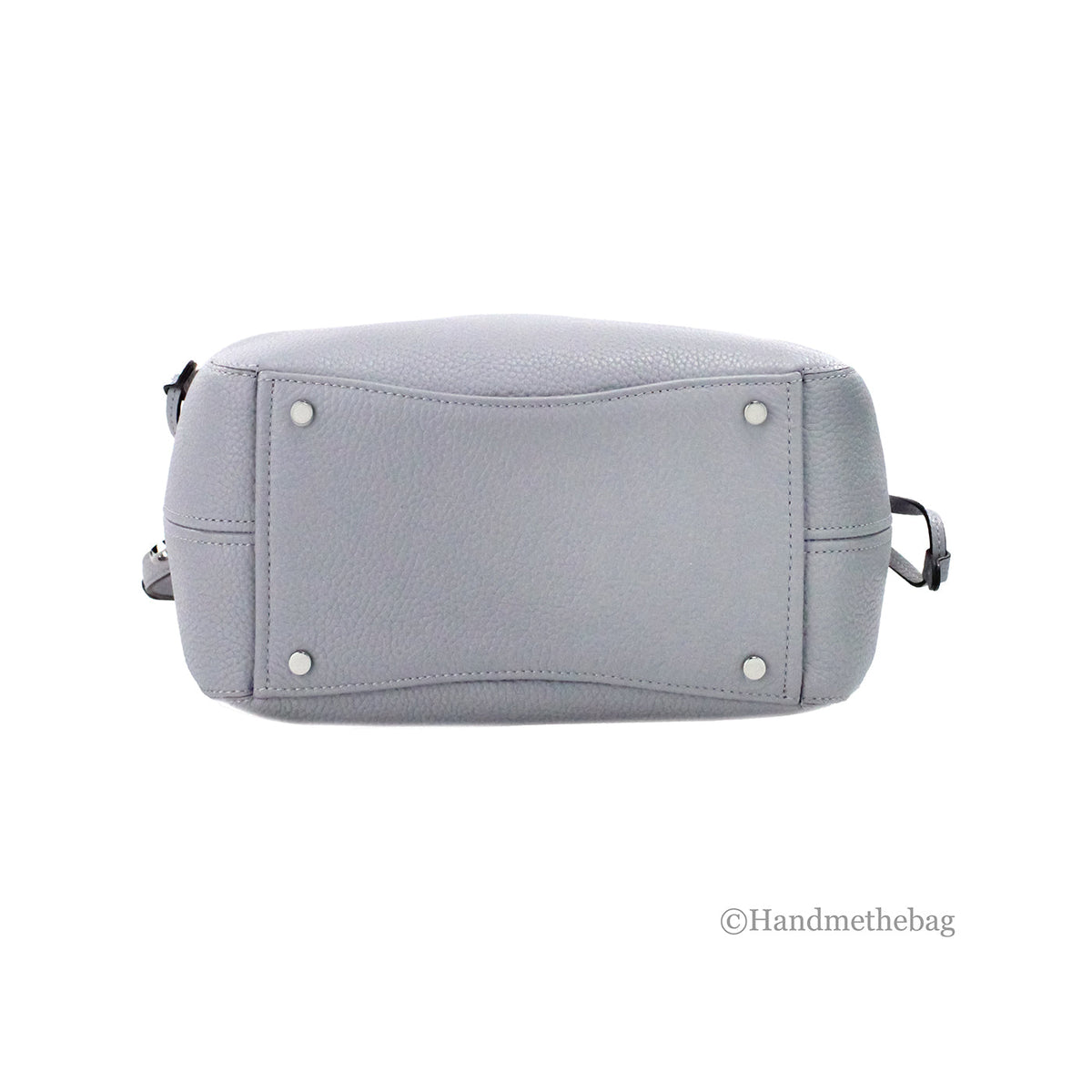 Kate Spade Dumpling Small Mountain Grey Leather Satchel Bag