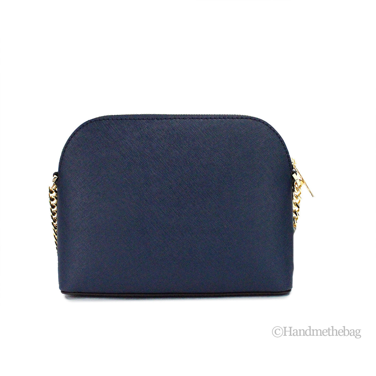 Michael Kors Jet Set Navy Leather X Dome Crossbody