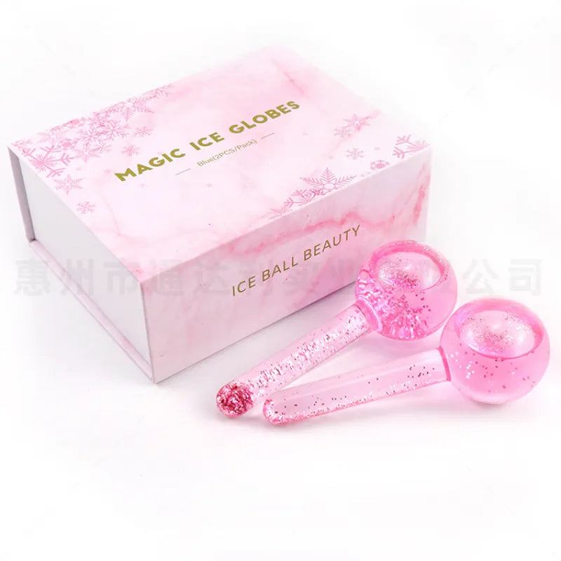 Crystal Energy Beauty Ice Wave Ball Facial Massager