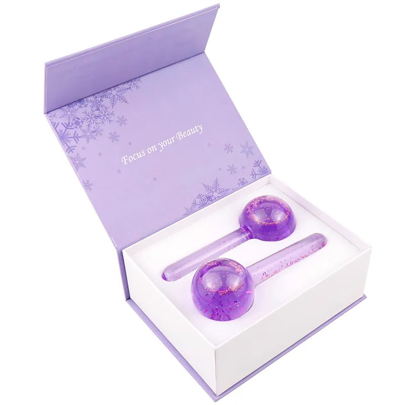 Crystal Energy Beauty Ice Wave Ball Facial Massager