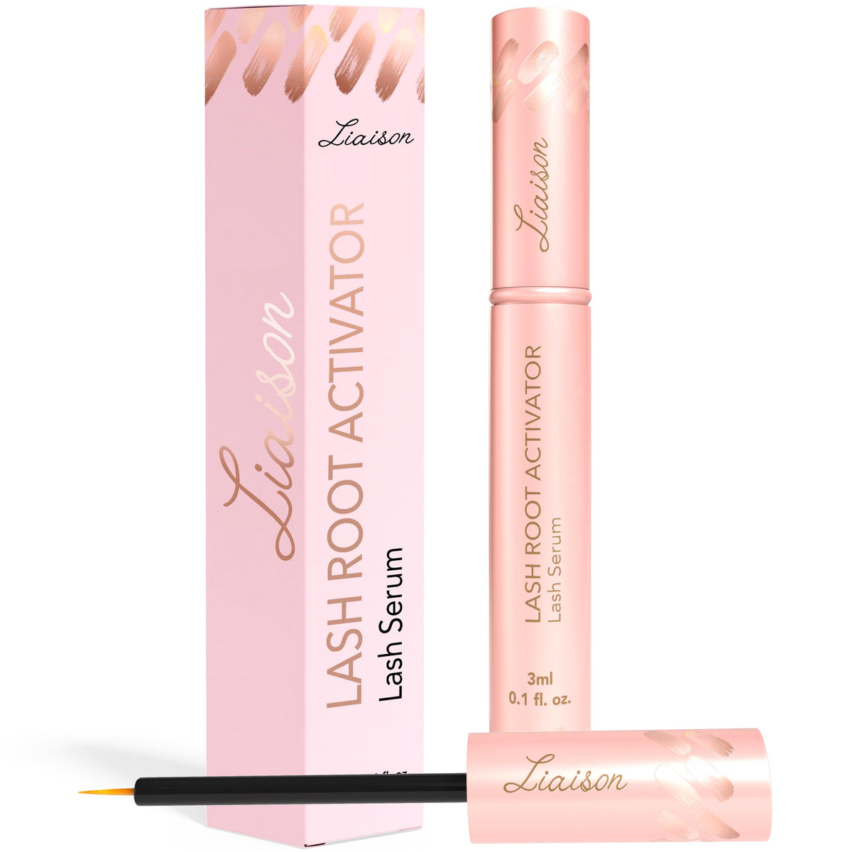 Eyelash Growth Serum (3ml) Premium Eyelash Boosting Serum for Thickness Stronger Healthier Lashes - Enhancer - Vegan & Cruelty Free - 2 Month Supply - USA