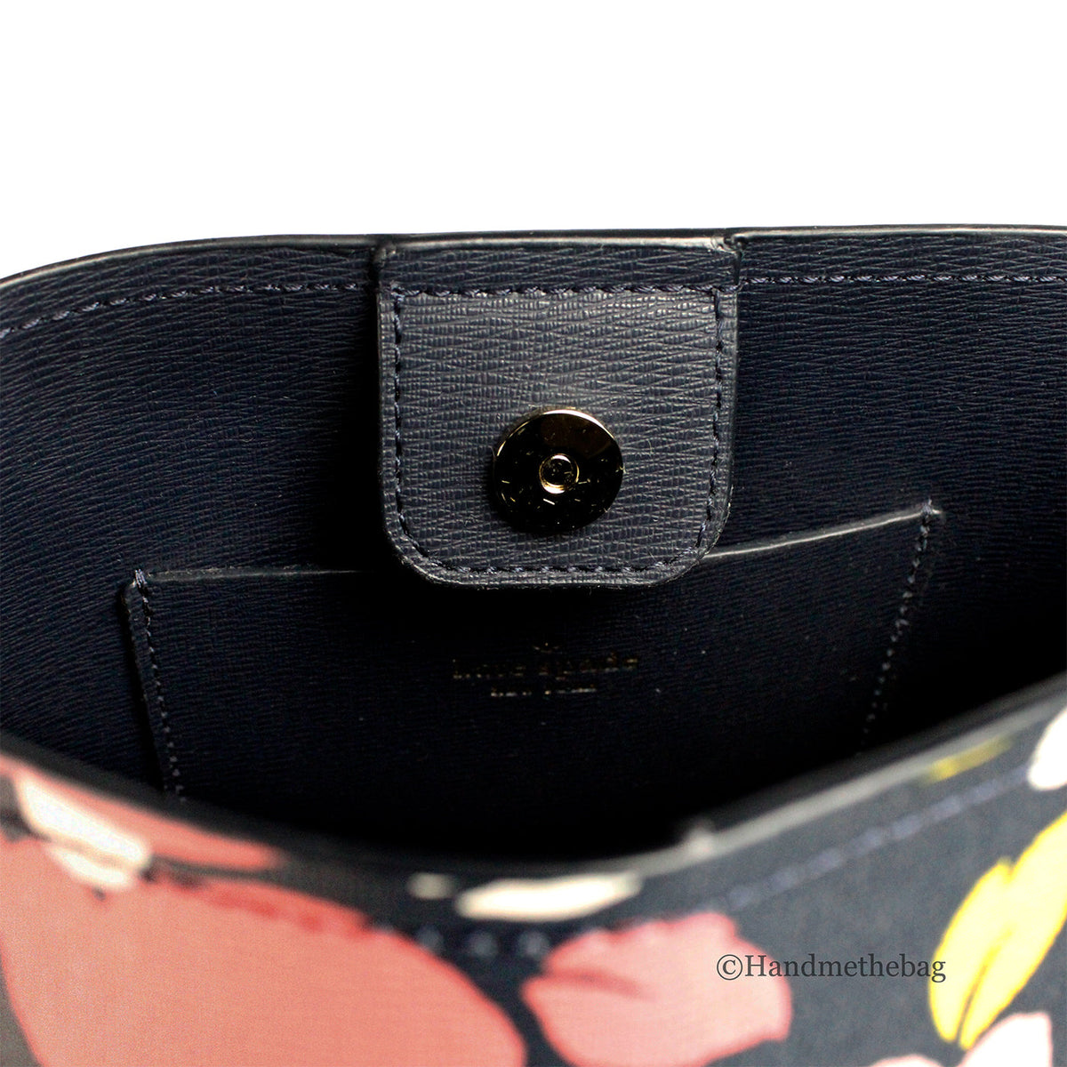 Kate Spade Darcy Road Trip Small Floral Leather Bucket